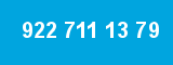 922 711 13 79 922 711 13 79